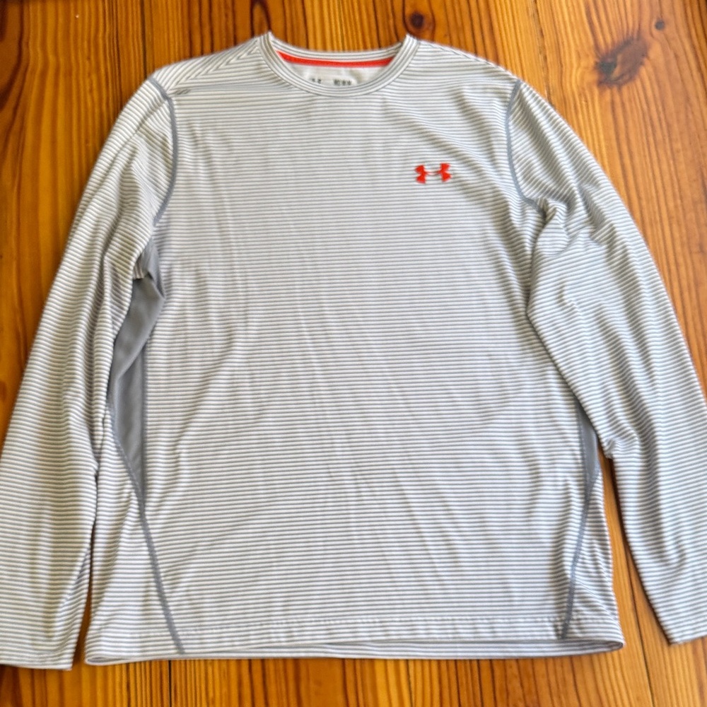 Under Armour Gray Long Sleeve Performance Tee